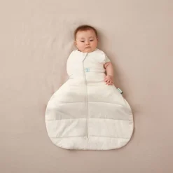 Ergopouch 2.5 tog Organic Hip Harness Cocoon Swaddle Bag Oatmeal Marle Best