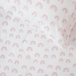 Squiggles Fitted Sheet & Pillowcase Set - Rainbow Magic Hot