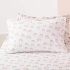 Squiggles Fitted Sheet & Pillowcase Set - Rainbow Magic Hot