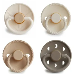 FRIGG Round Latex Pacifiers 4pk Clearance