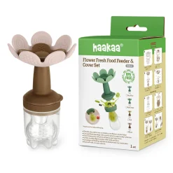 Haakaa Flower Fresh Food Feeder & Cover Set Clearance