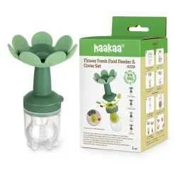 Haakaa Flower Fresh Food Feeder & Cover Set Clearance
