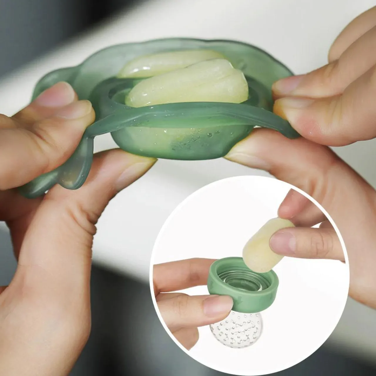 Haakaa Fresh Food Feeder with Mini Nibble Tray Combo Discount