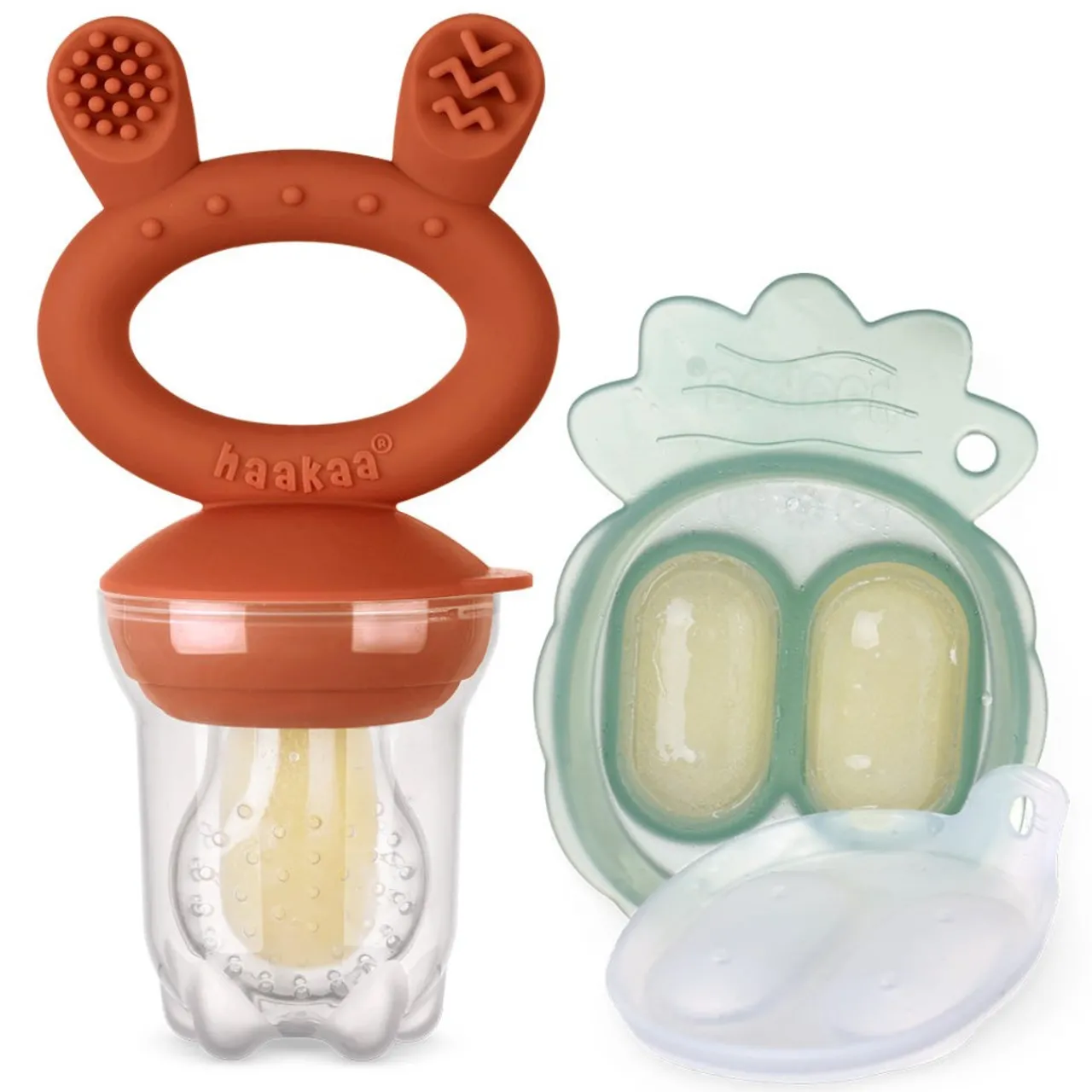 Haakaa Fresh Food Feeder with Mini Nibble Tray Combo Discount