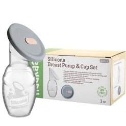 Haakaa Gen 1 100ml Silicone Breast Pump & Cap Gift Box New