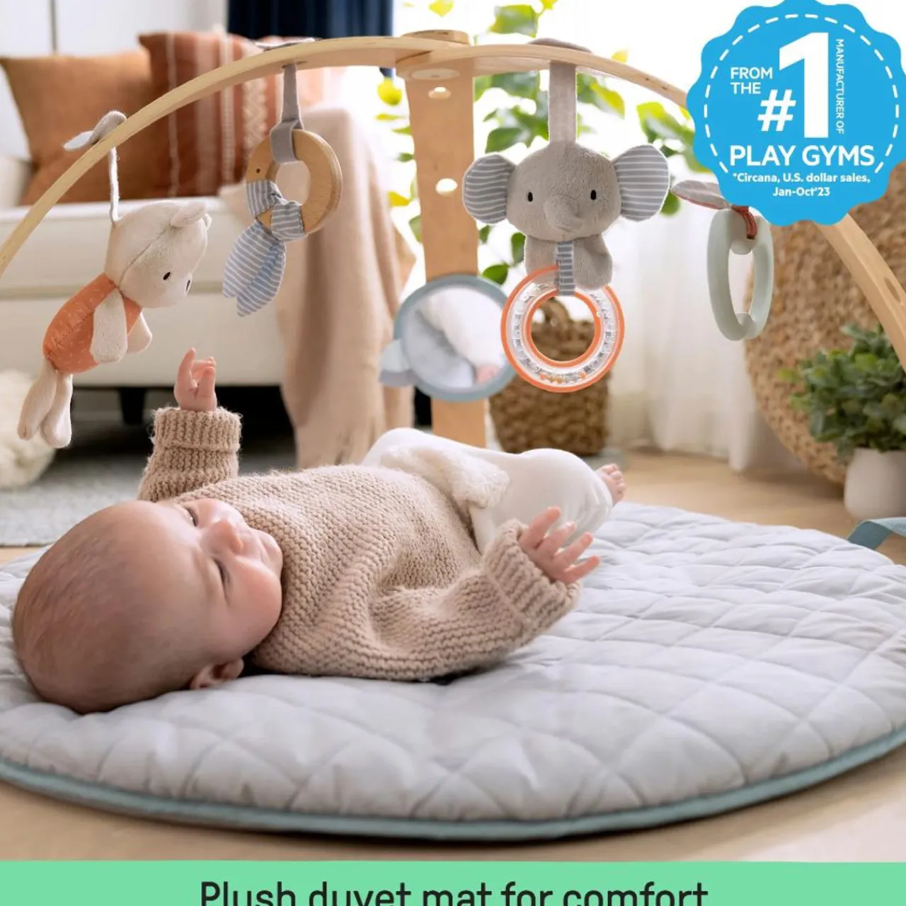 Ingenuity Cozy Spot Reversible Duvet Play Mat & Gym Best