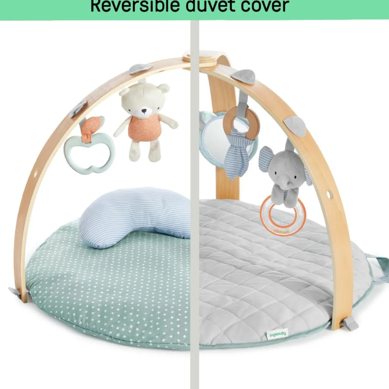 Ingenuity Cozy Spot Reversible Duvet Play Mat & Gym Best