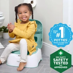Ingenuity Prepare to Potty 3-in-1 Potty & Step Stool System Teal Sale