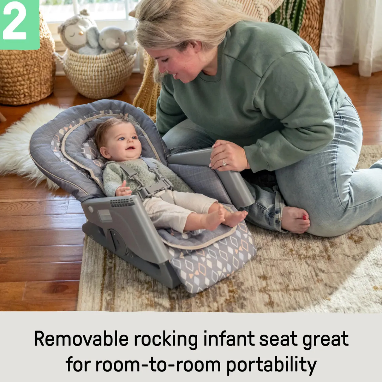 Ingenuity Proper Positioner 7-in-1 High Chair Parker New