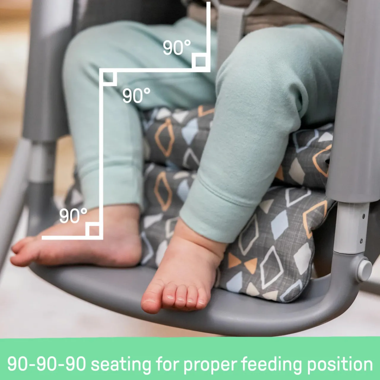 Ingenuity Proper Positioner 7-in-1 High Chair Parker New