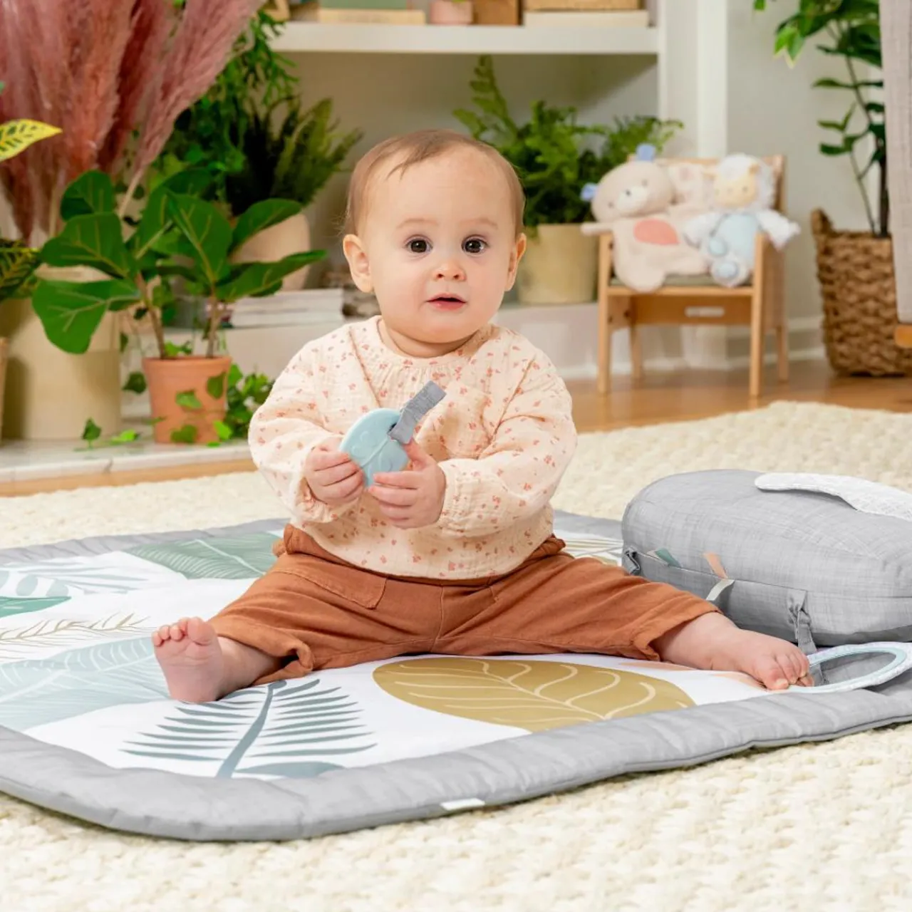 Ingenuity Sprout Spot Baby Milestone Play Mat Clearance