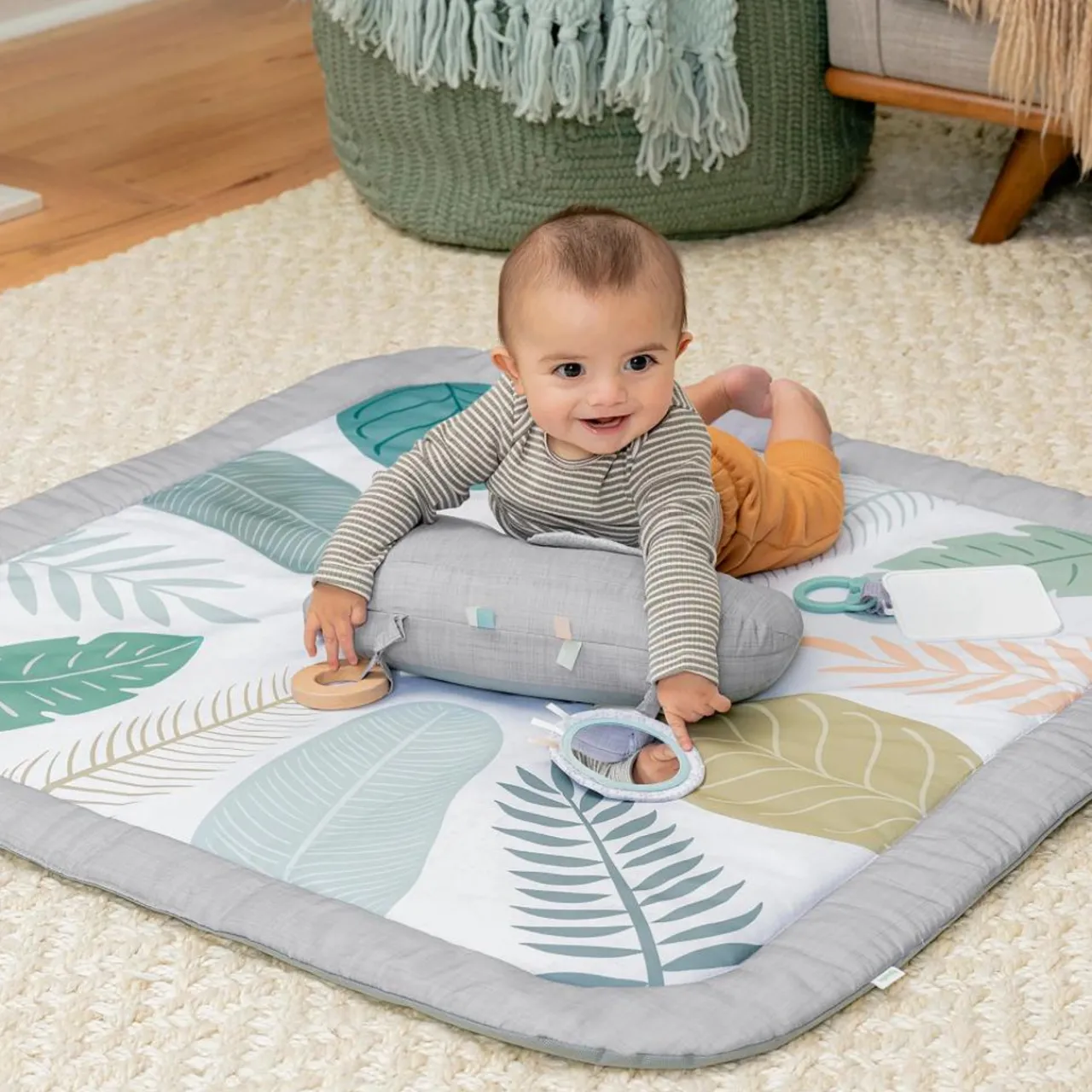 Ingenuity Sprout Spot Baby Milestone Play Mat Clearance