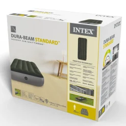 Intex Dura-Beam Standard Downy Airbed with Foot Pump Online