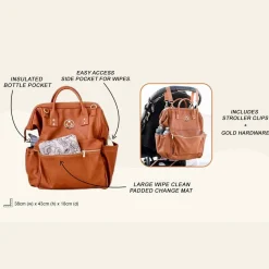 isoki Byron Backpack - Nappy Bag Hot