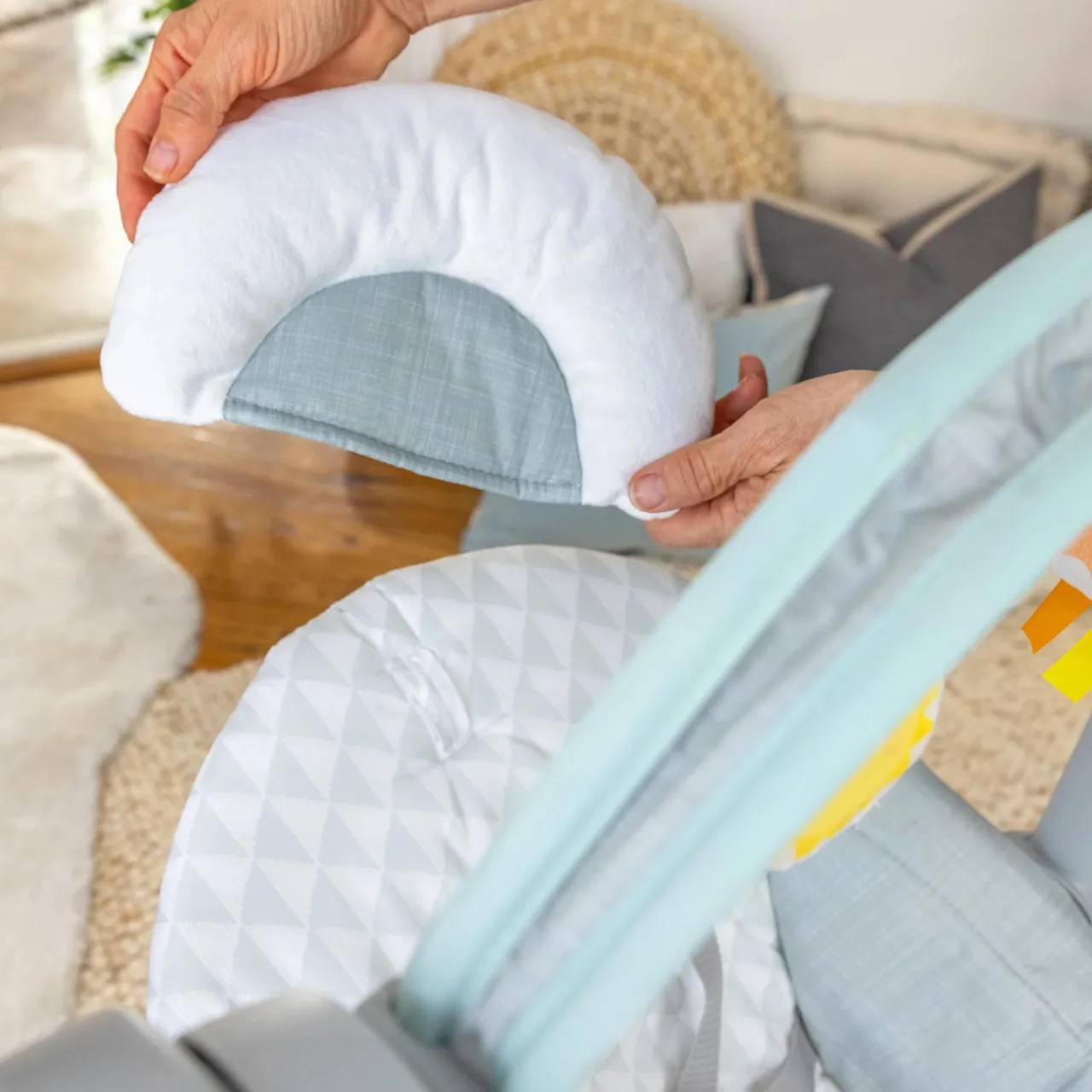 Ingenuity ity by Sun Valley Milestone Baby Swing Grey Outlet