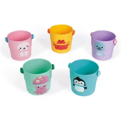 Janod 5 Activities Bath Buckets Hot