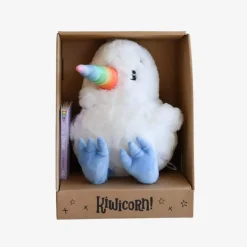 Sleepy Kiwi Kiwicorn Plush Toy + Just Like Kiwicorn Board Book New