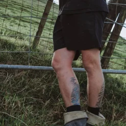 Lamington Mens Crew Merino Socks - Rib Best