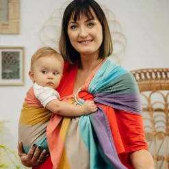 Lenny Lamb Broken Twill Ring Sling New