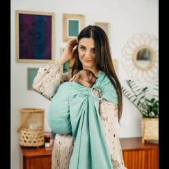 Lenny Lamb Broken Twill Ring Sling New