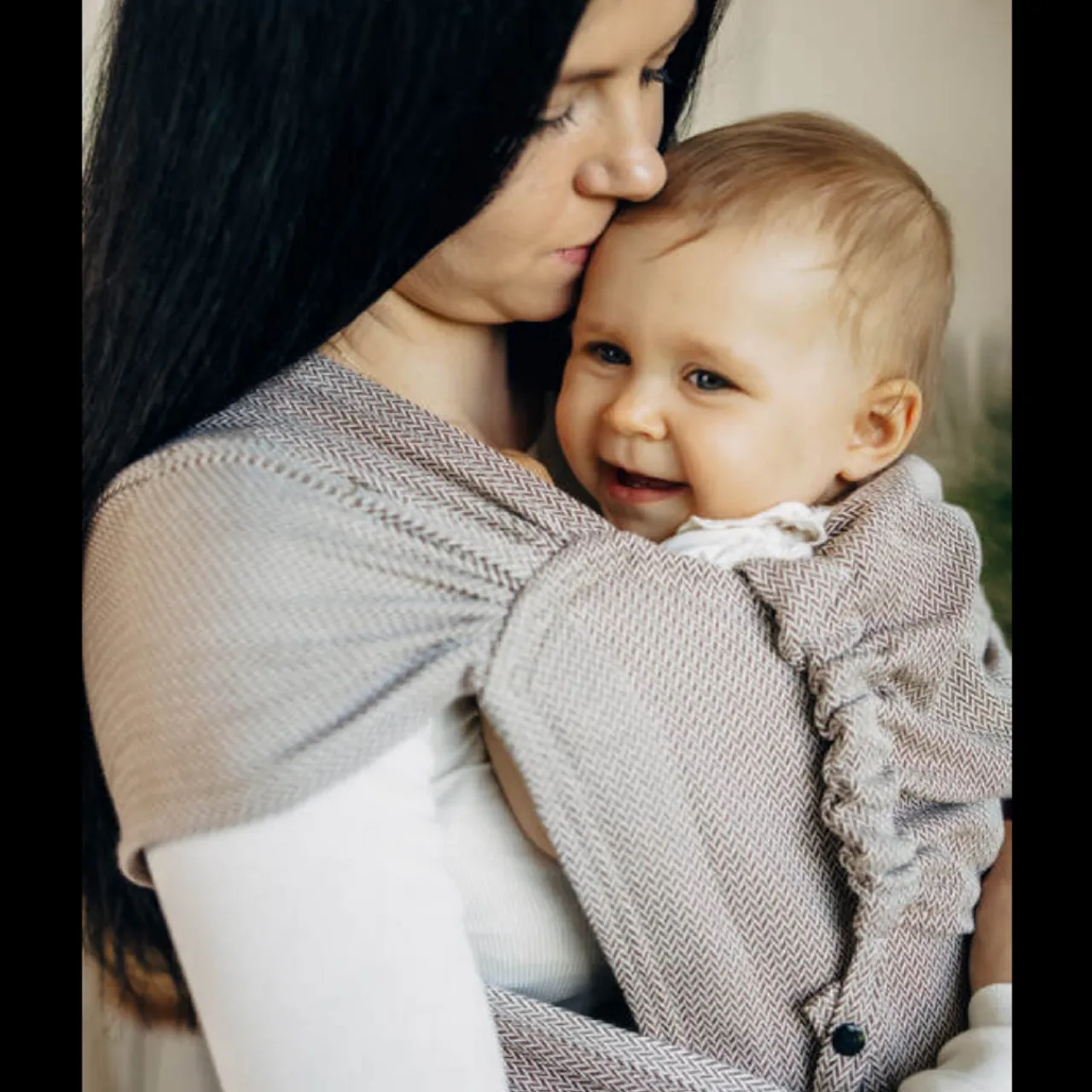 Lenny Lamb Half Buckle Herringbone Fashion