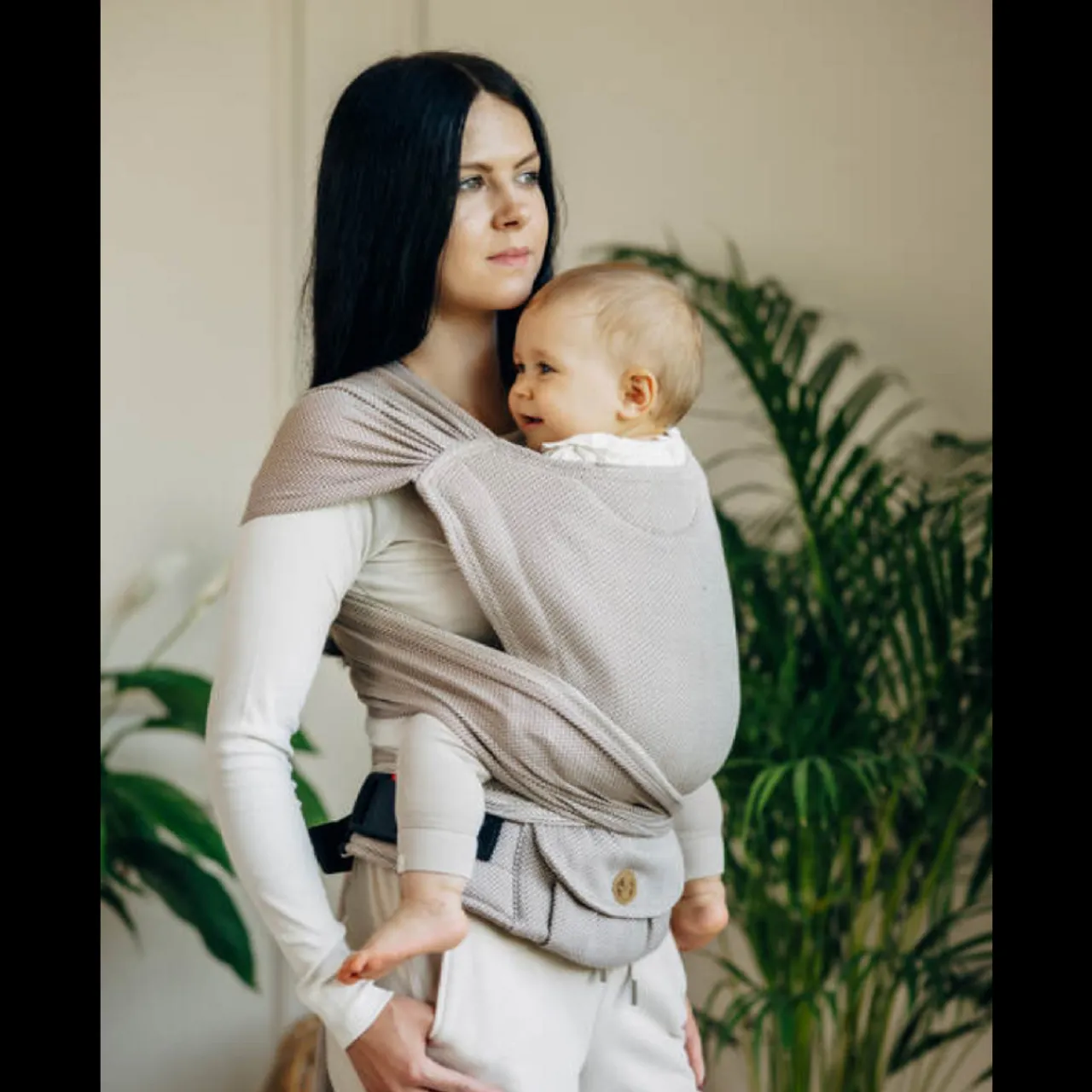 Lenny Lamb Half Buckle Herringbone Fashion