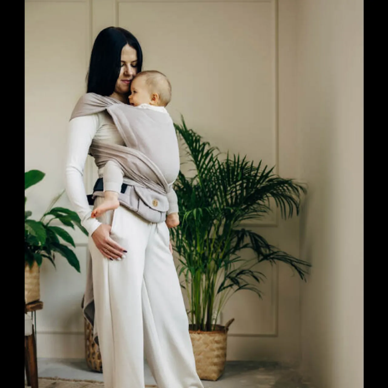 Lenny Lamb Half Buckle Herringbone Fashion