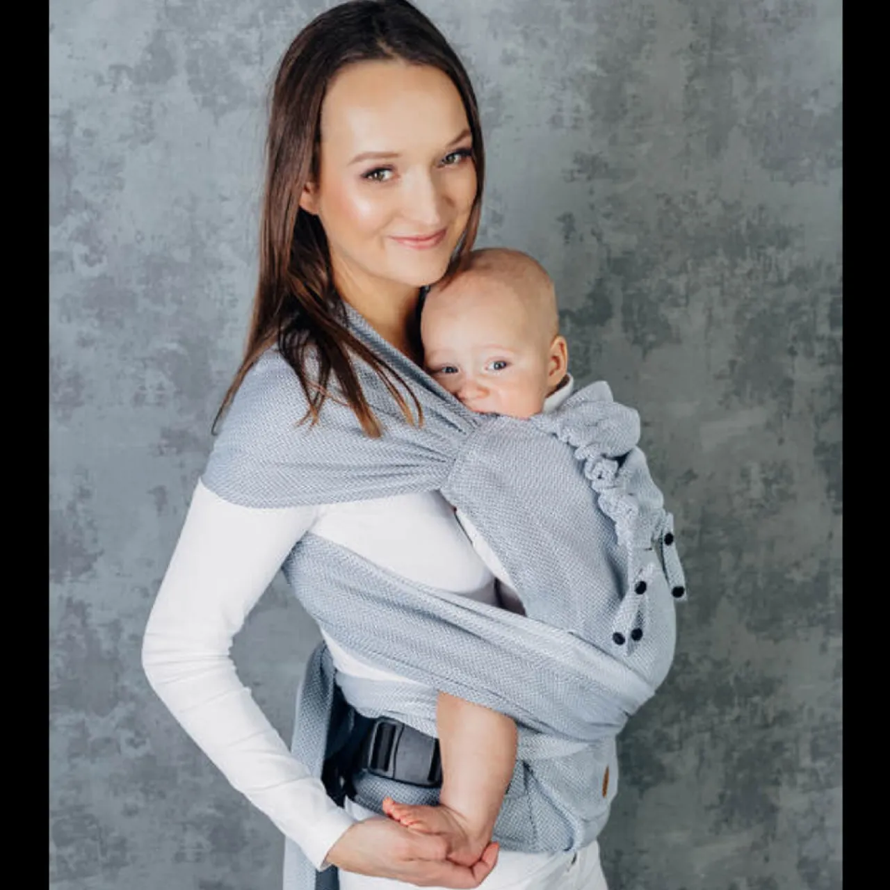 Lenny Lamb Half Buckle Herringbone Fashion