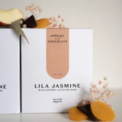 Lila Jasmine Apricot + Dark Chocolate Milk Support Lactation Bars Sale