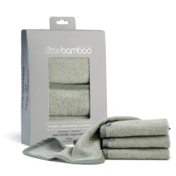 Little Bamboo - Towelling Washers 3 Pack New