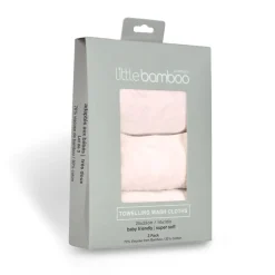 Little Bamboo - Towelling Washers 3 Pack New