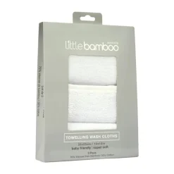 Little Bamboo - Towelling Washers 3 Pack New
