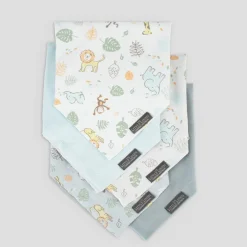 The Little Linen Company Little Linen Jersey Bib 5 Pack Hot