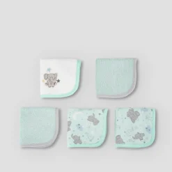 The Little Linen Company Little Linen Towelling Washers 5 Pack Outlet