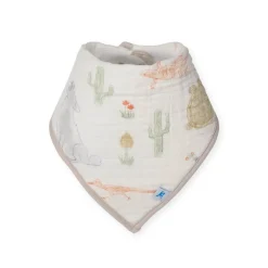 Little Unicorn - Cotton Muslin + Fleece Bandana Bib - 4 Pack Outlet