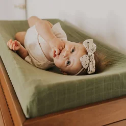 Little Unicorn - Muslin Changing Pad Cover / Bassinet Sheet Clearance