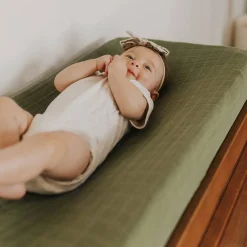 Little Unicorn - Muslin Changing Pad Cover / Bassinet Sheet Clearance