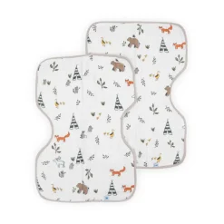 Little Unicorn Muslin Burp Cloth 2 Pack New