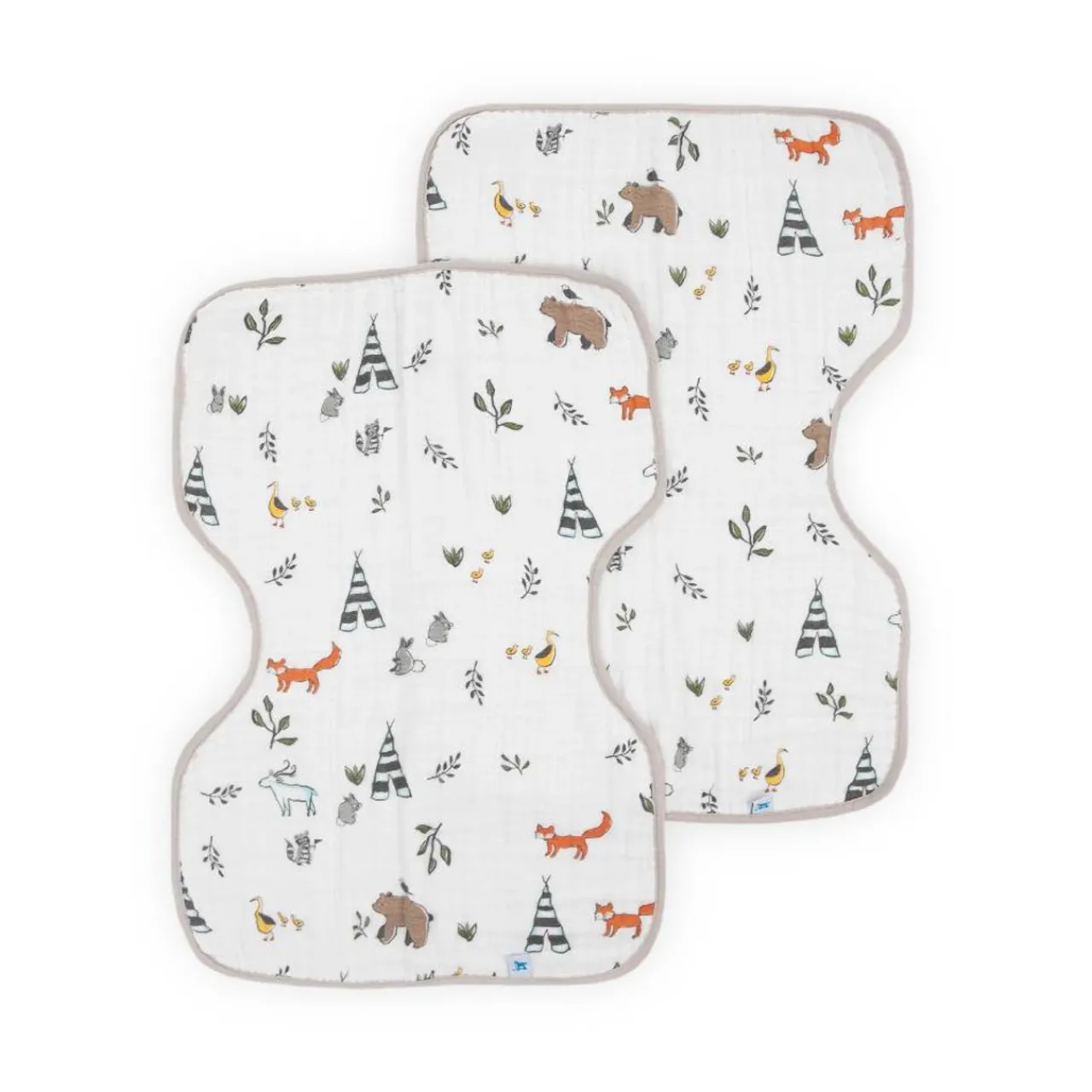 Little Unicorn Muslin Burp Cloth 2 Pack New