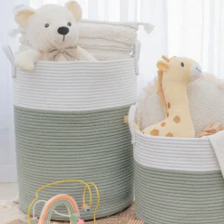Living Textiles Cotton Rope Hamper Outlet