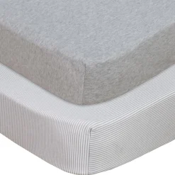 Living Textiles Jersey Fitted Sheet 2pk Sale