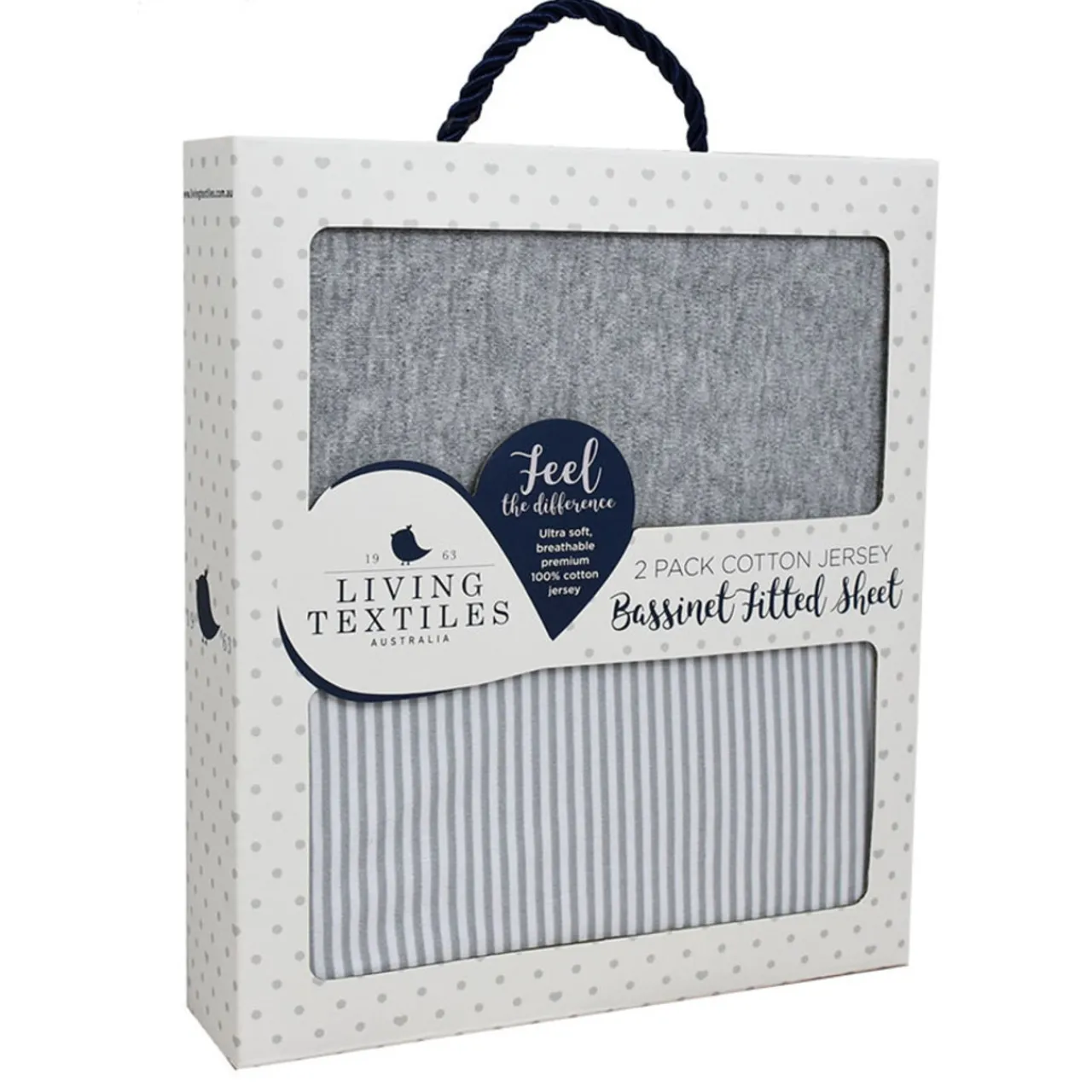 Living Textiles Jersey Fitted Sheet 2pk Sale