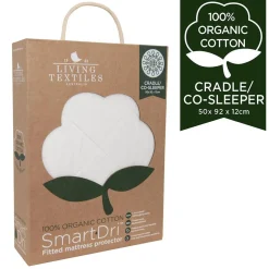 Living Textiles Organic Smart-Dri Bassinet Protector Online