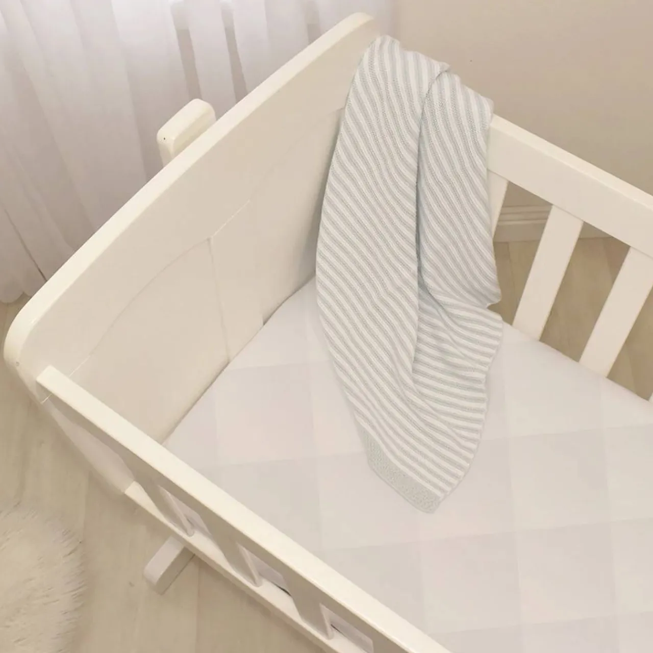 Living Textiles Smart Dri Bassinet Mattress Protector Hot