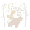 Lolli Living Removable Wall Decal Set - Bosco Bear - Clearance Clearance