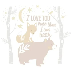 Lolli Living Removable Wall Decal Set - Bosco Bear - Clearance Clearance