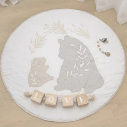 Lolli Living Round Play Mat with Milestone Cards - Clearance Best