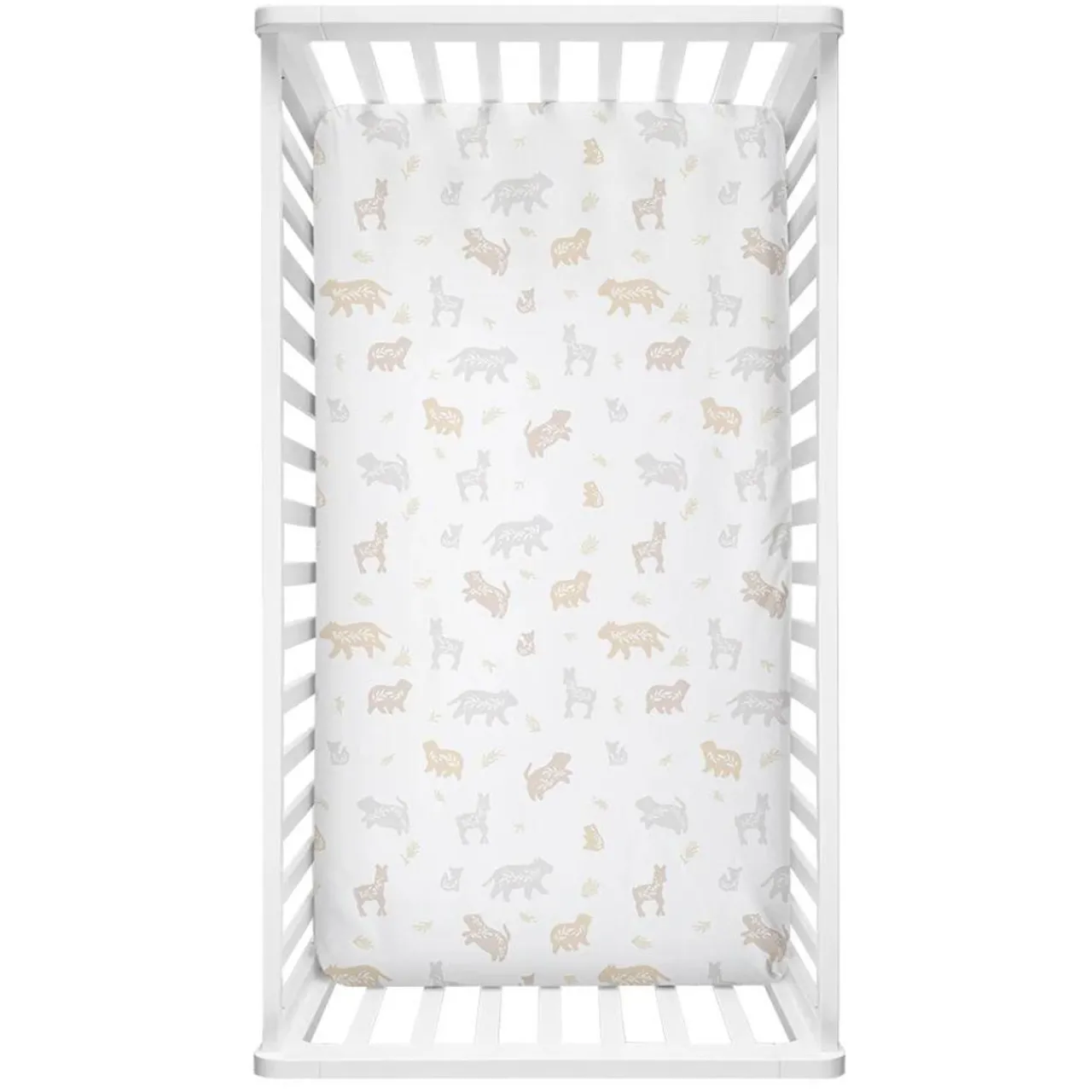 Lolli Living Sateen Fitted Cot Sheet - 135 x 75cm - Clearance Hot