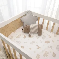 Lolli Living Sateen Fitted Cot Sheet - 135 x 75cm - Clearance Hot