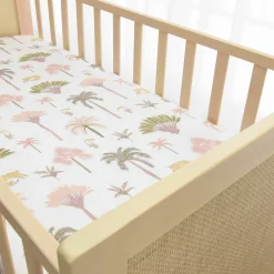 Lolli Living Sateen Fitted Cot Sheet - 135 x 75cm - Clearance Hot